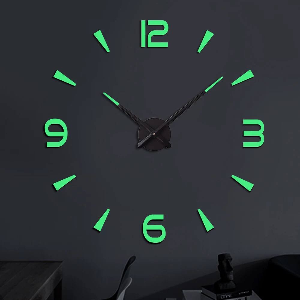 3D Luminous Decorative Wall Clock